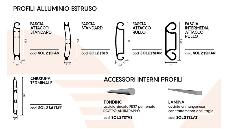 Tapparella frangisole di sicurezza New solar Secure 3